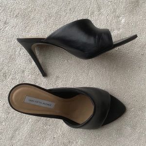 Leather Mules Pointed Toe | Saks Fifth